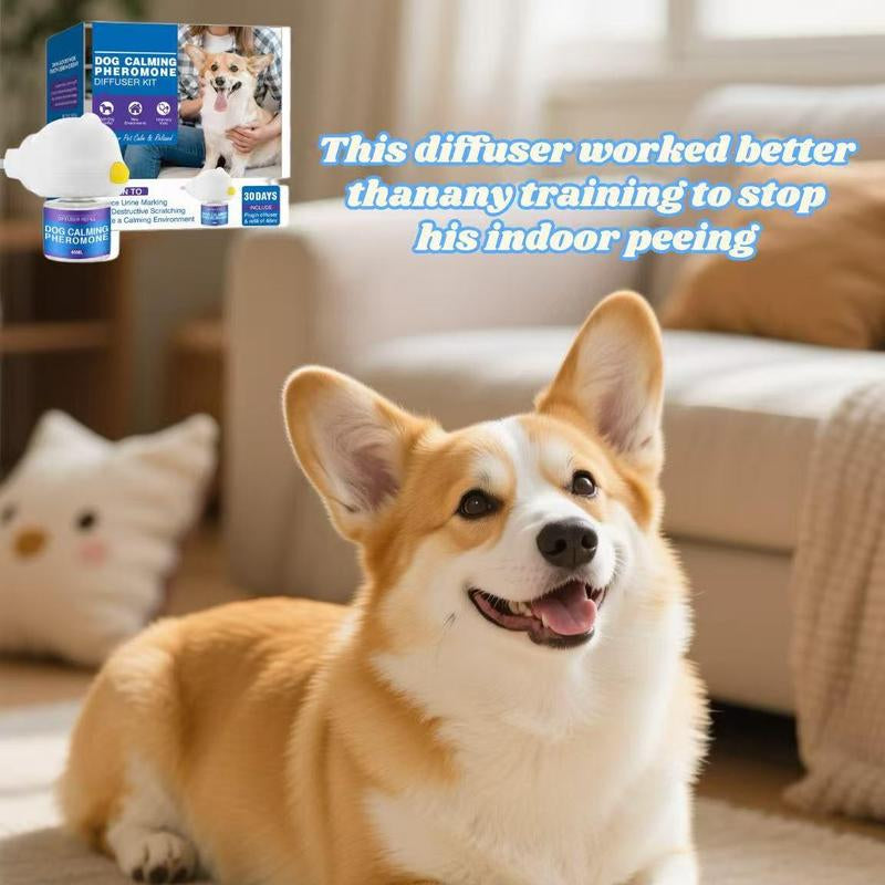 Dog Calming Diffuser —Stops Peeing, Barking & Anxiety Diffuser
