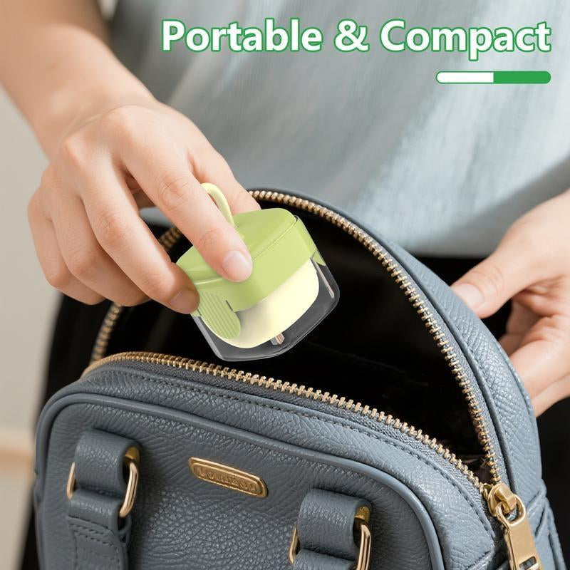 2-Pack Reusable Mini Lint Rollers – Washable Sticky Removers for Pet Hair, Portable for Clothes, Travel & Household