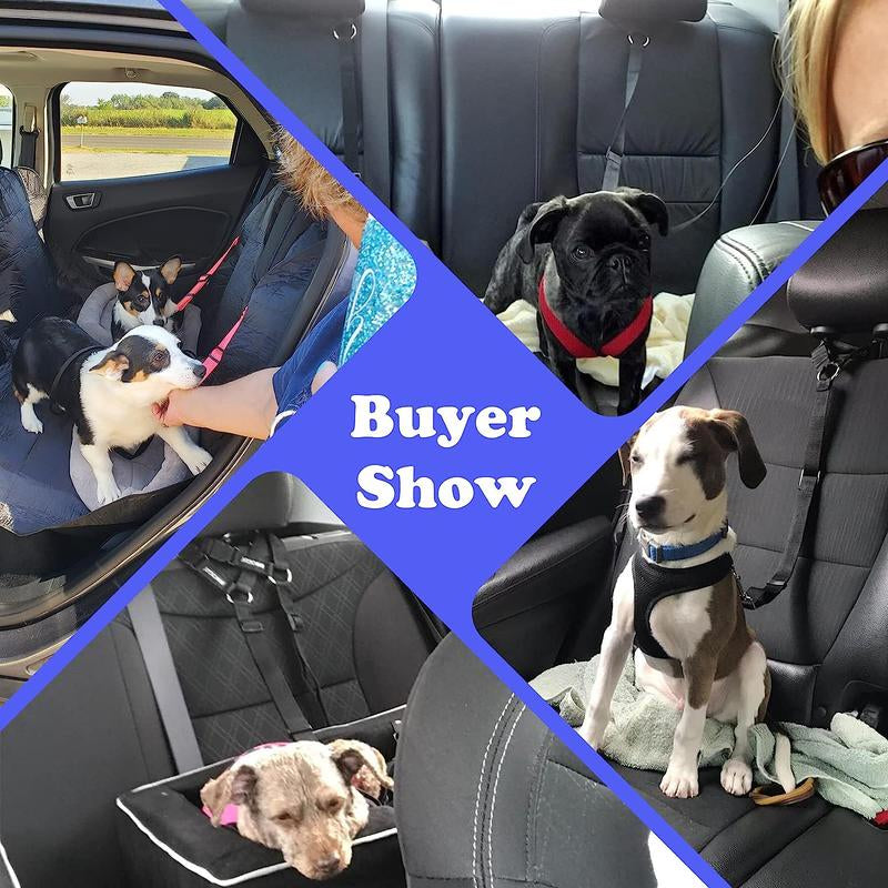 Cat Car Seat Belt Leash for Pets, Adjustable Pet Safety Strap, Car Seat Belt Dog Leash, Durable Car Safety Leash for Small Dogs, Dog Traction Rope