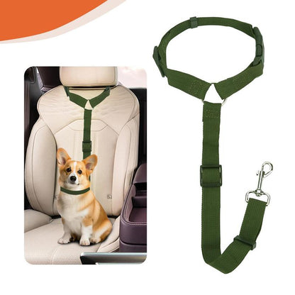 Cat Car Seat Belt Leash for Pets, Adjustable Pet Safety Strap, Car Seat Belt Dog Leash, Durable Car Safety Leash for Small Dogs, Dog Traction Rope