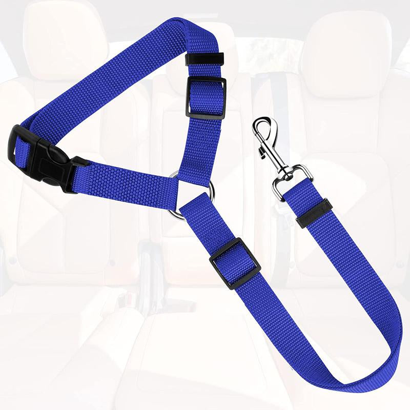 Cat Car Seat Belt Leash for Pets, Adjustable Pet Safety Strap, Car Seat Belt Dog Leash, Durable Car Safety Leash for Small Dogs, Dog Traction Rope