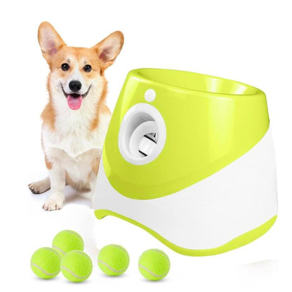 3 Mode Adjustable Pet Toy with Tennis Balls,Automatic Dog Ball Launcher & 3 Balls, Petsupplies for Indoor Outdoor Interactiveplaying
