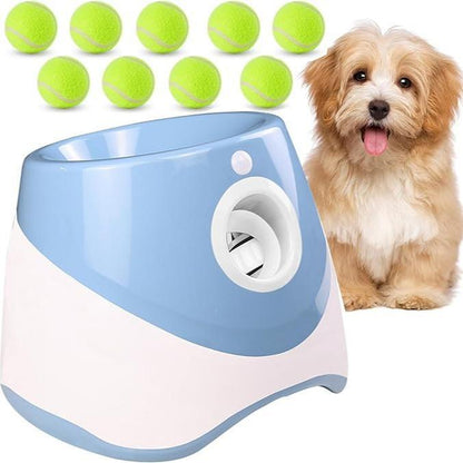 3 Mode Adjustable Pet Toy with Tennis Balls,Automatic Dog Ball Launcher & 3 Balls, Petsupplies for Indoor Outdoor Interactiveplaying